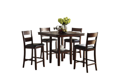 Cromwell 5 Piece Counter Dining Set (Table + 4 Chairs)