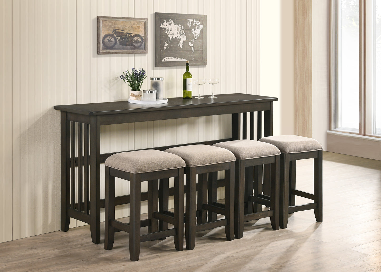 Lindsey 5 Piece Counter Set