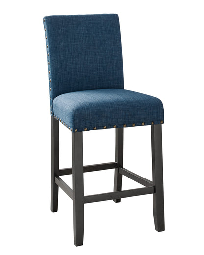 Crispin Marine Blue Counter Chair (Set of 2)