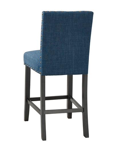 Crispin Marine Blue Counter Chair (Set of 2)