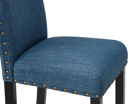 Crispin Marine Blue Counter Chair (Set of 2)