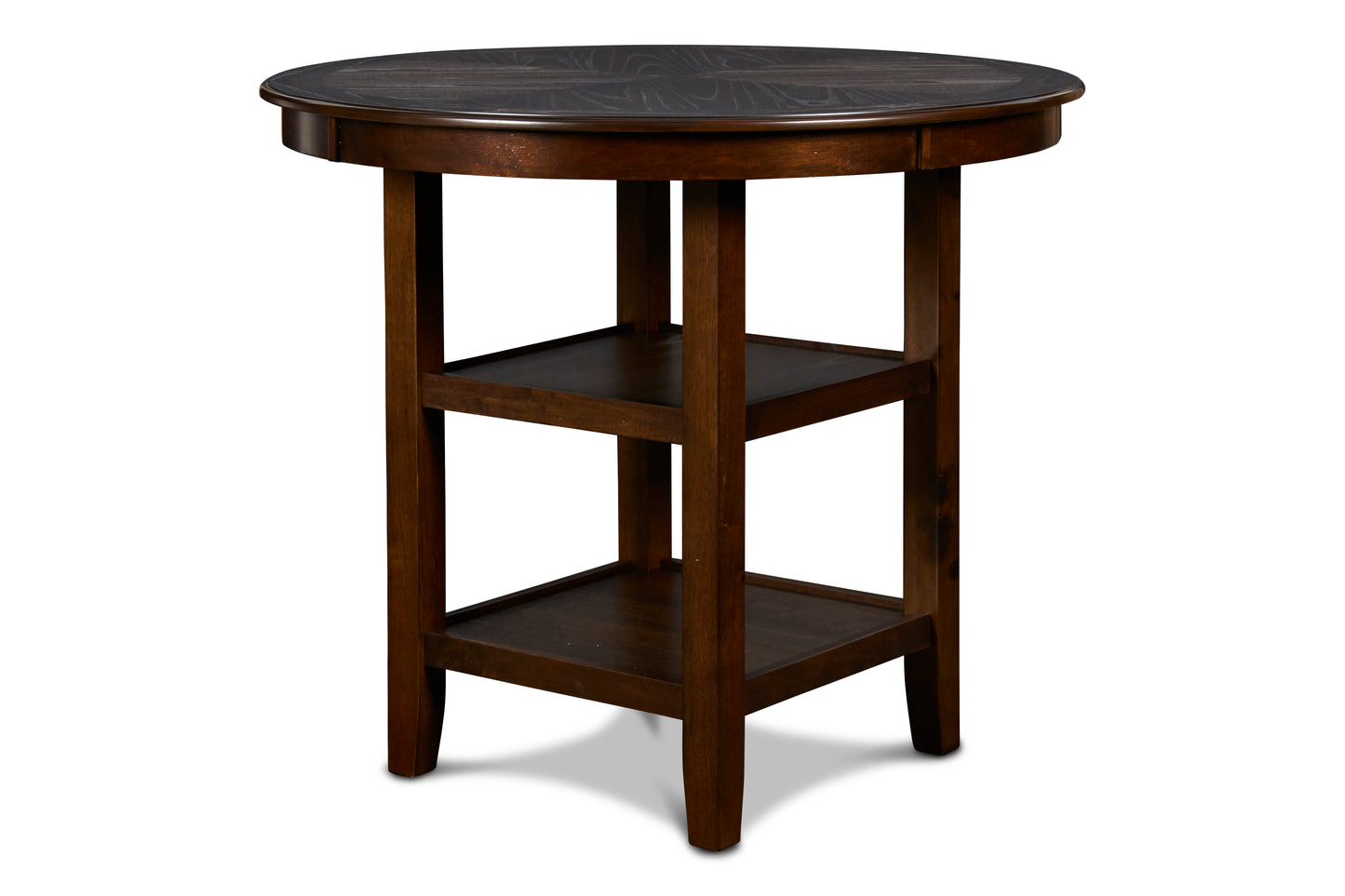 Gia 5-Piece 42" Round Counter Dining Set (Table + 4 Chairs)