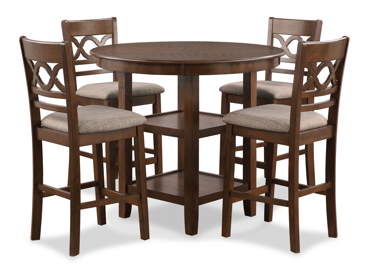 Cori 5-Piece Counter Dining Set (Table + 4 Chairs)