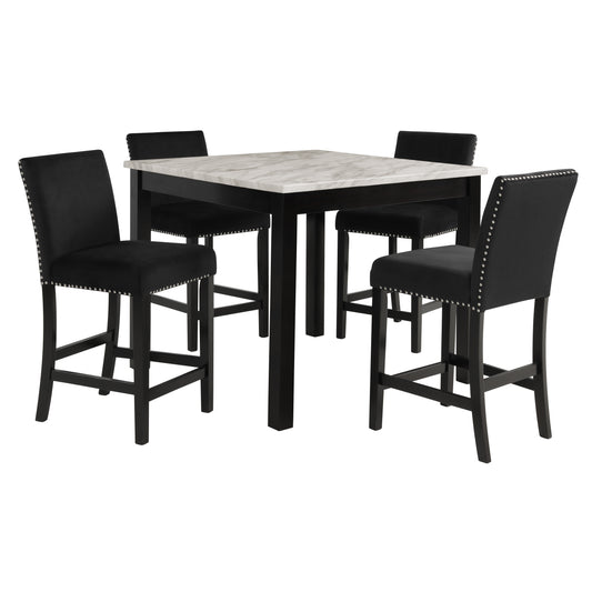 Celeste 5 Piece Counter Dining Set