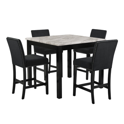 Celeste 5 Piece Counter Dining Set