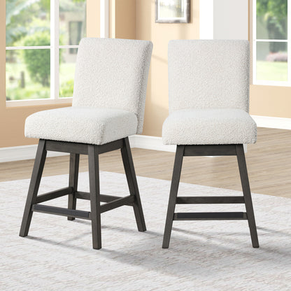 High Line Swivel Counter Chairs (Set of 2)