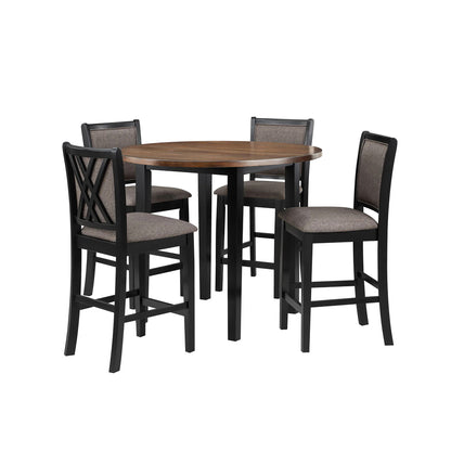 Potomac 42'' Round Counter Dining Set (Table + 4 Chairs)