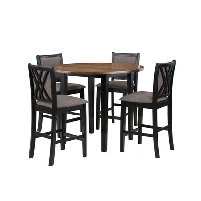 Potomac 42'' Round Counter Dining Set (Table + 4 Chairs)