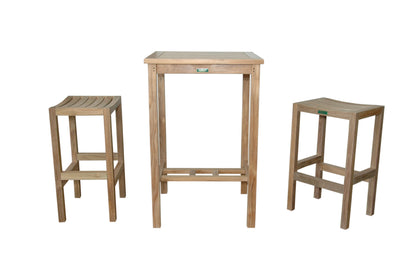 Bahama Avalon 3-Pieces Square Bar Set