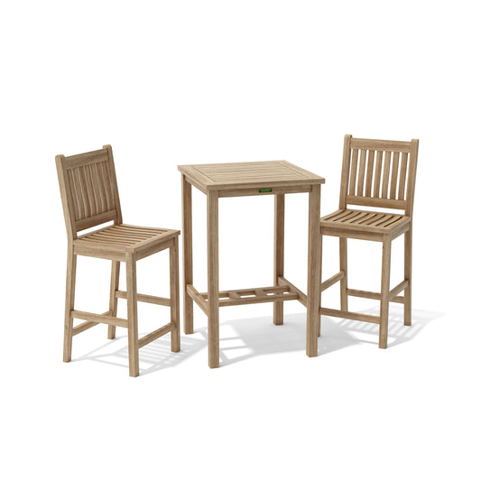 Bahama Avalon 3-Pieces Square Bar Set