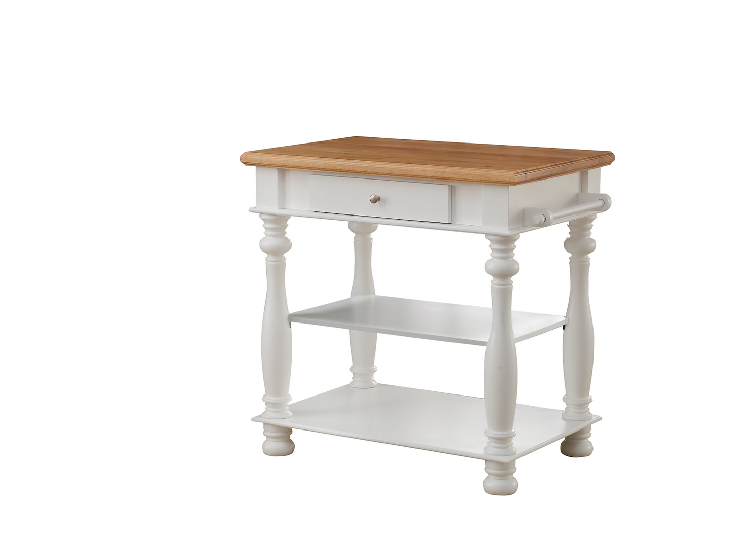 Avondale White Kitchen Island