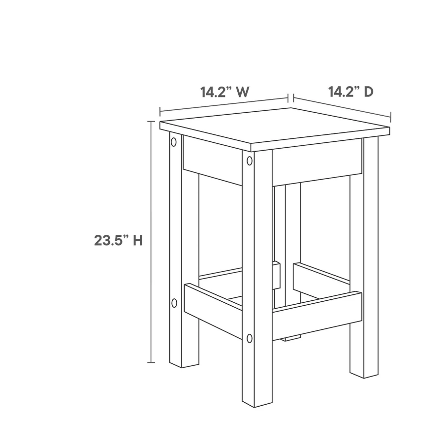 Galley 3-Piece Kitchen Island And Stool Set By Modway