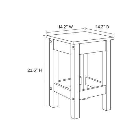 Galley 3-Piece Kitchen Island And Stool Set By Modway