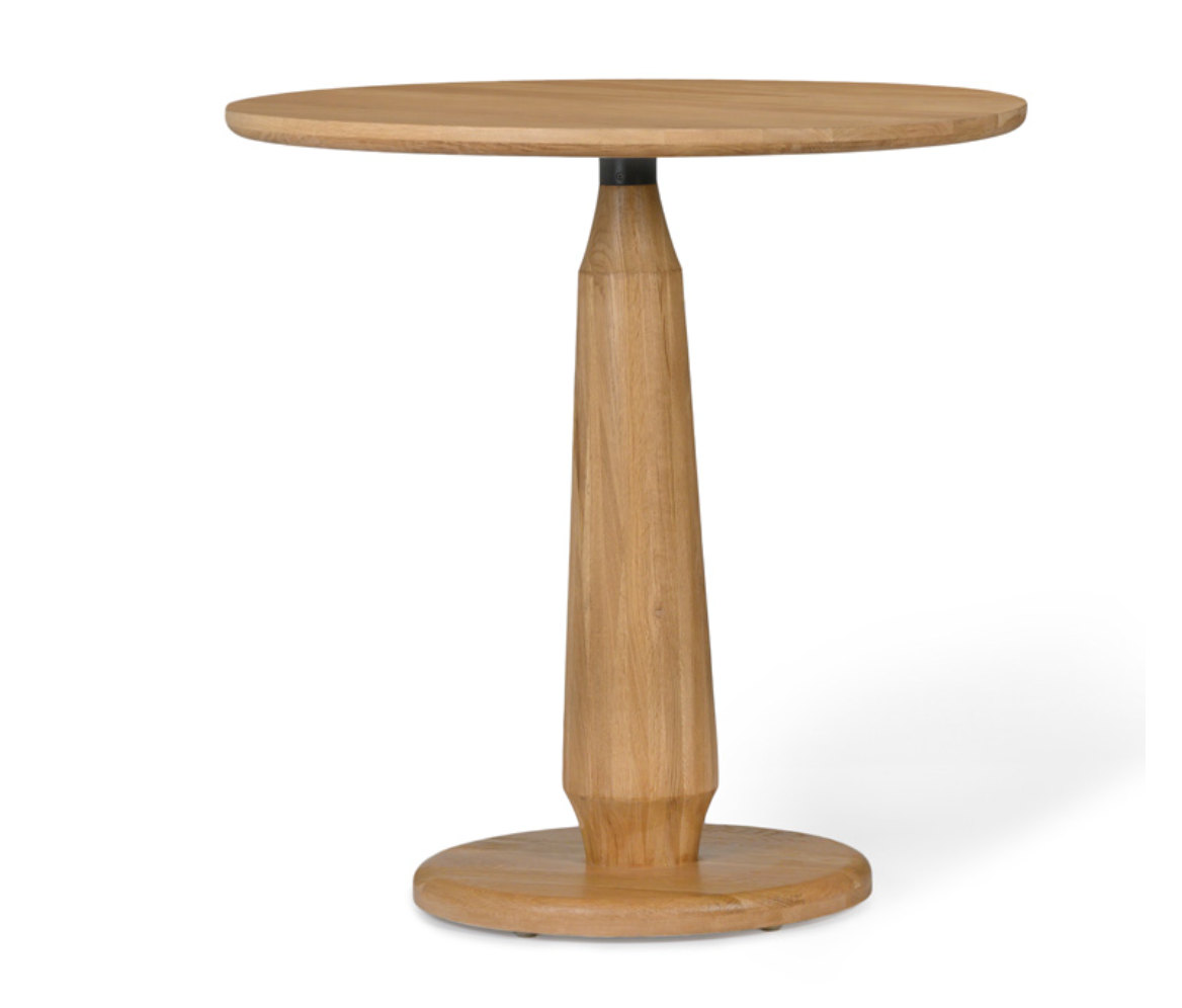 Dowel Solid Oak Counter Table – Natural