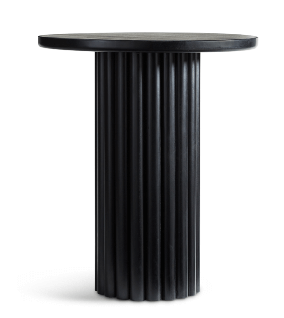 Lyla Solid Wood Bar Table – Charcoal