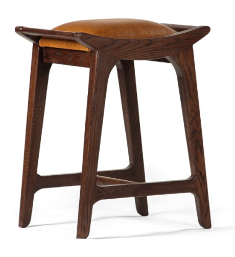 Porter Solid Oak Counter Stool