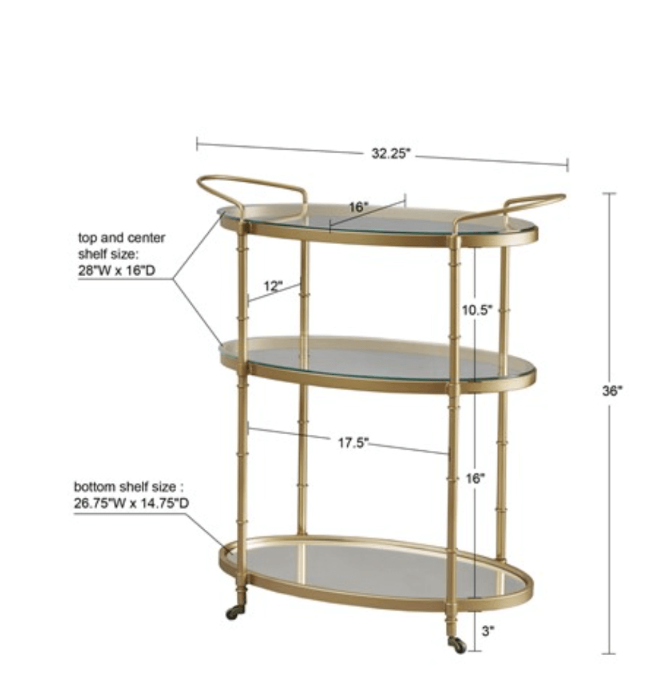 1930s Lauren Bar Cart