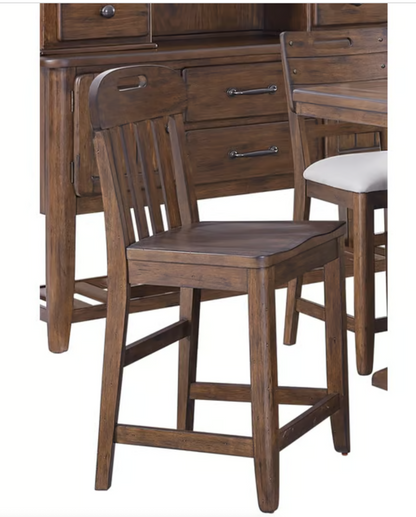 Danville Slat Counter Chair (Set of 2)